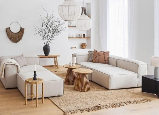 thiết kế nội thất phòng khách sang trọng 